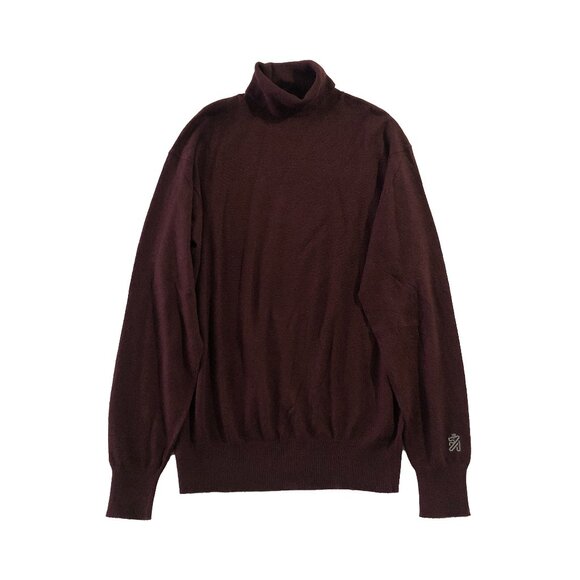 Sean John Sweater Mens XL Brown Cashmere Turtleneck Pullover Preppy - Picture 1 of 8